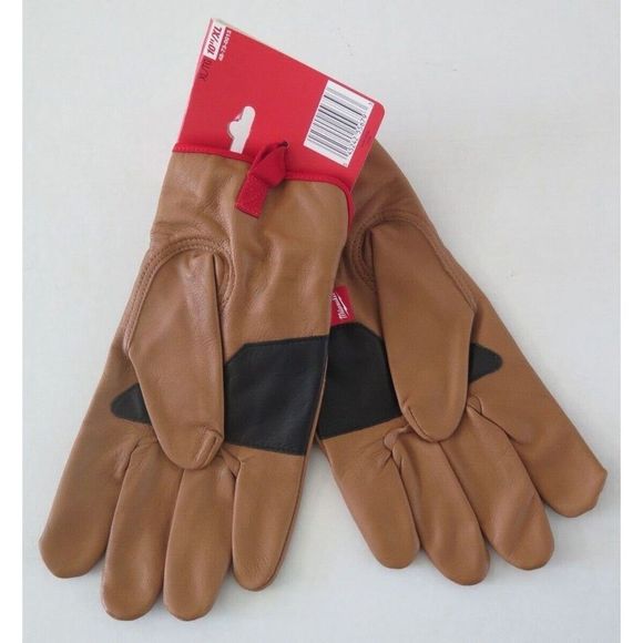 Milwaukee 48-73-0013, 10"/XL Soft Top Grain Goatskin Leather Palm Gloves - Picture 2 of 6